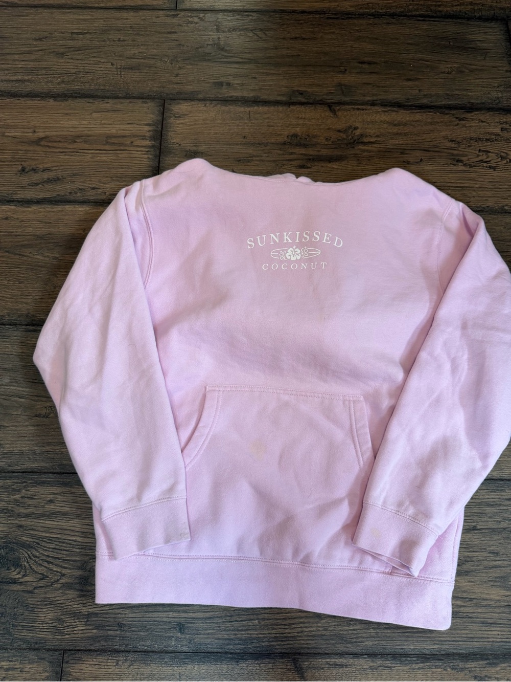 Sunkissed Coconut Pink Pullover Sweatshirt